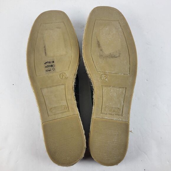 Karl Lagerfeld Espadrilles Women Loafers Slip on canvas suede upper Gray Size 12 - Picture 10 of 10